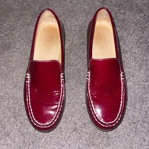 Coach Burgundy Loafers